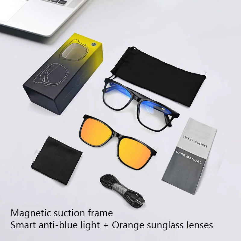 2-in-1 Magnetic Smart Polarized Sunglasses