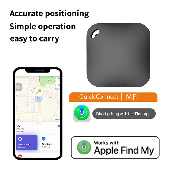 iTag MFi Bluetooth GPS Tracker – Works with Apple Find My