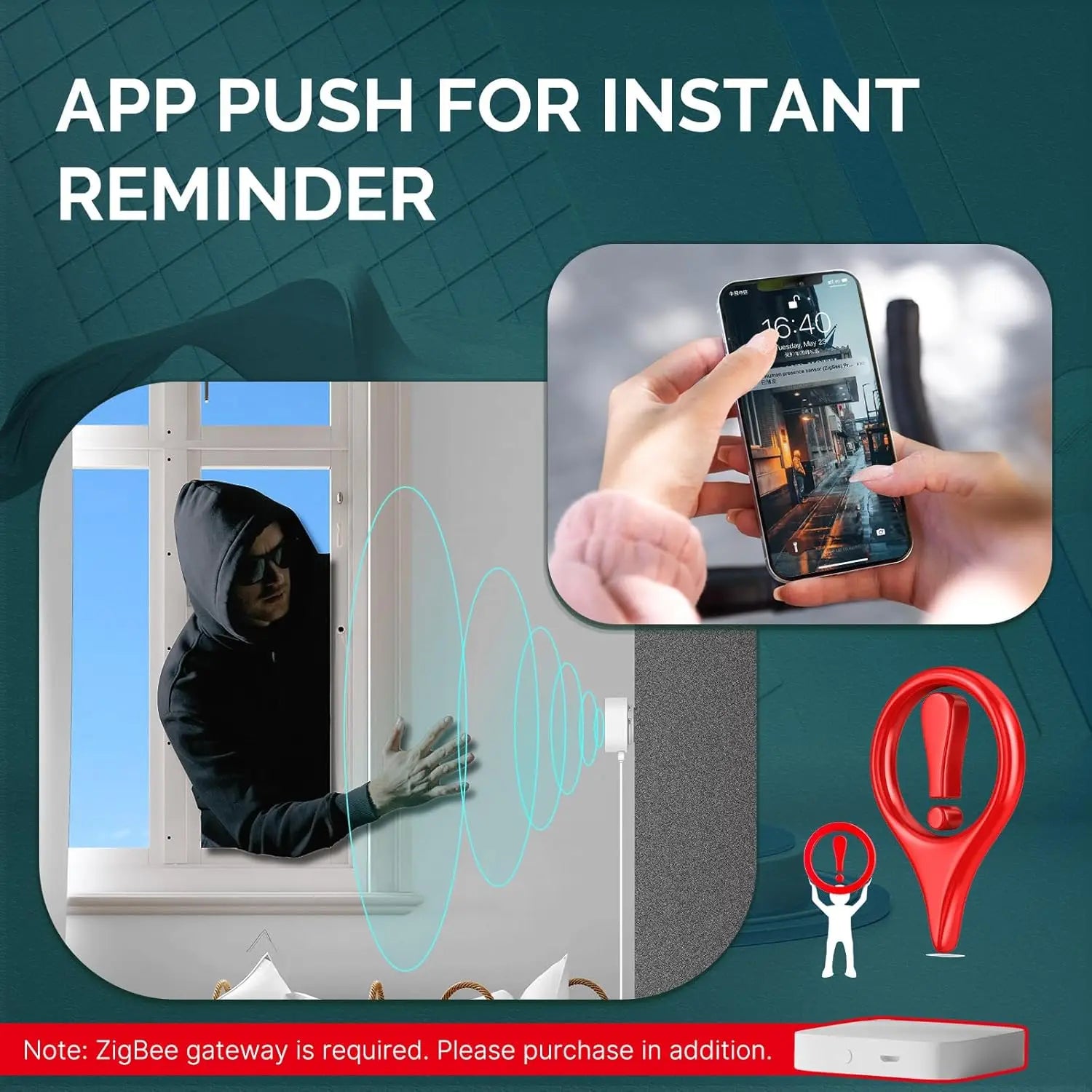 ZigBee WiFi mmWave Motion Sensor – Smart Human Presence Detector