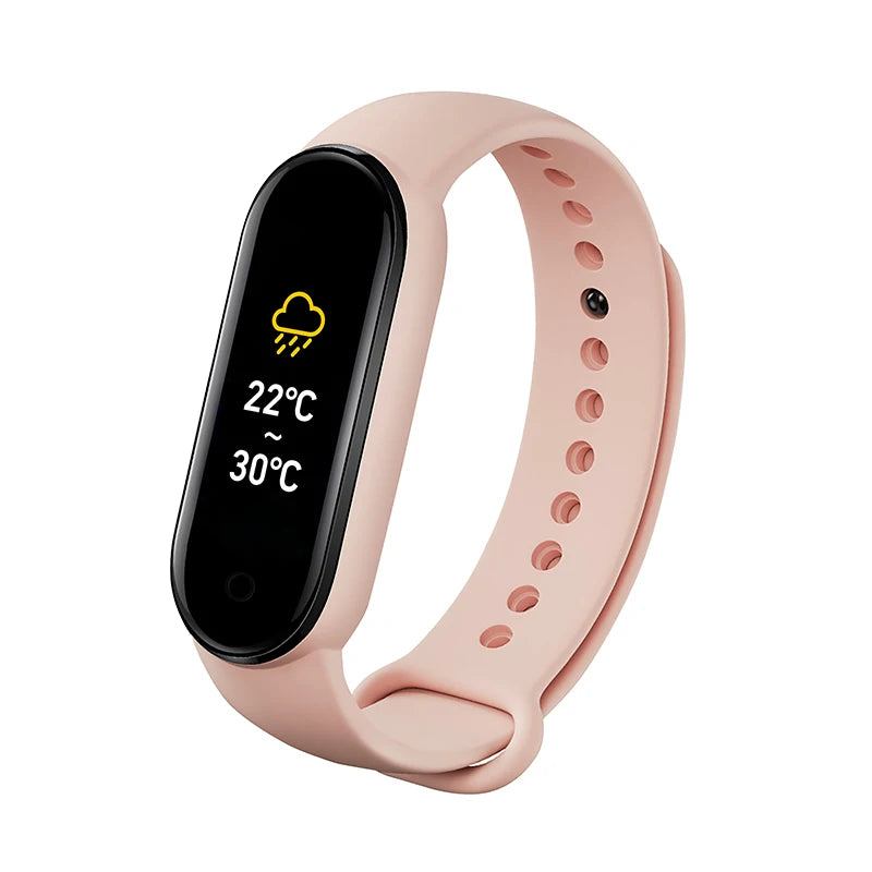 M6 Fitness Smartwatch with Heart Rate & BP Monitor