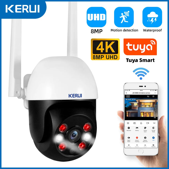 KERUI 4K/5K PTZ WiFi Smart Security Camera