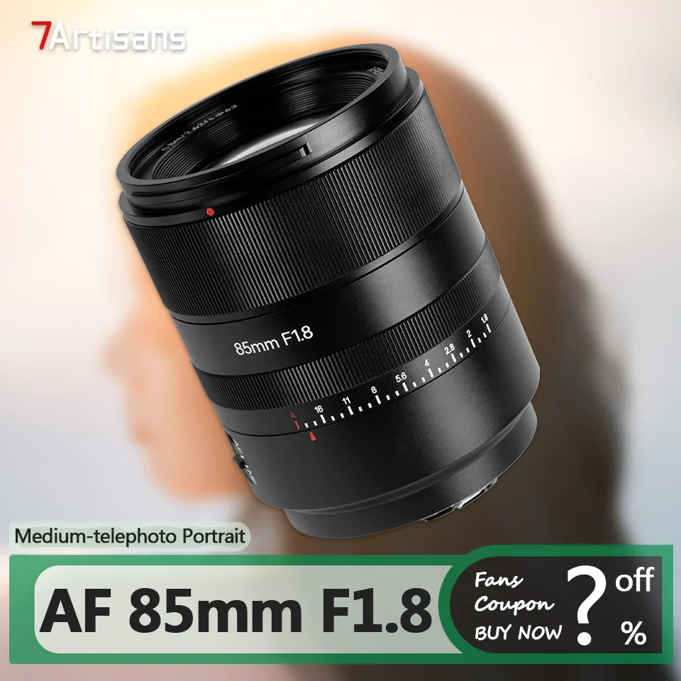 7artisans AF 85mm F1.8 Lens for Sony E-Mount