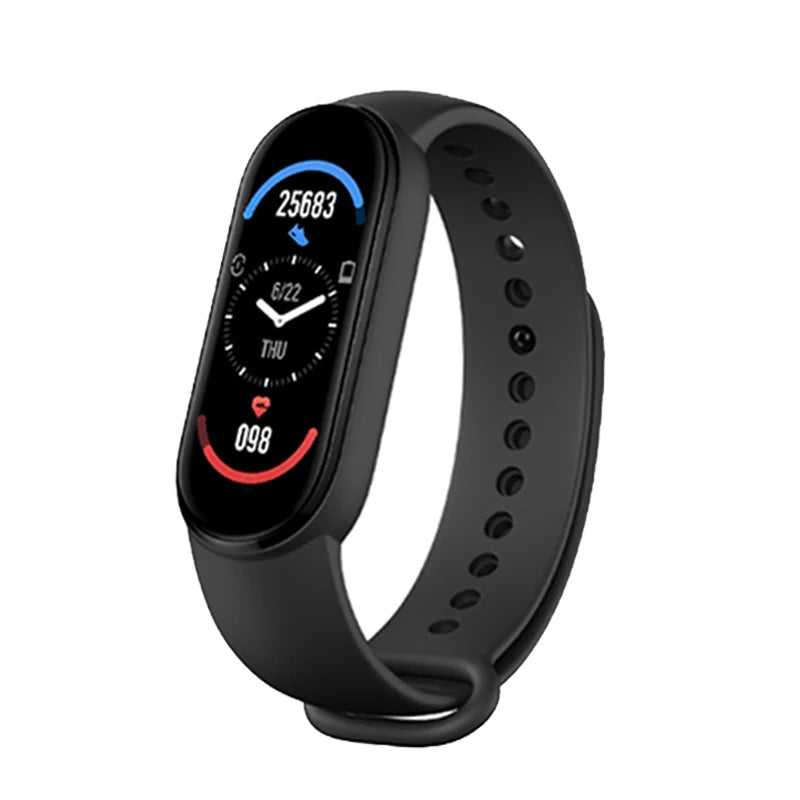 M6 Fitness Smartwatch with Heart Rate & BP Monitor