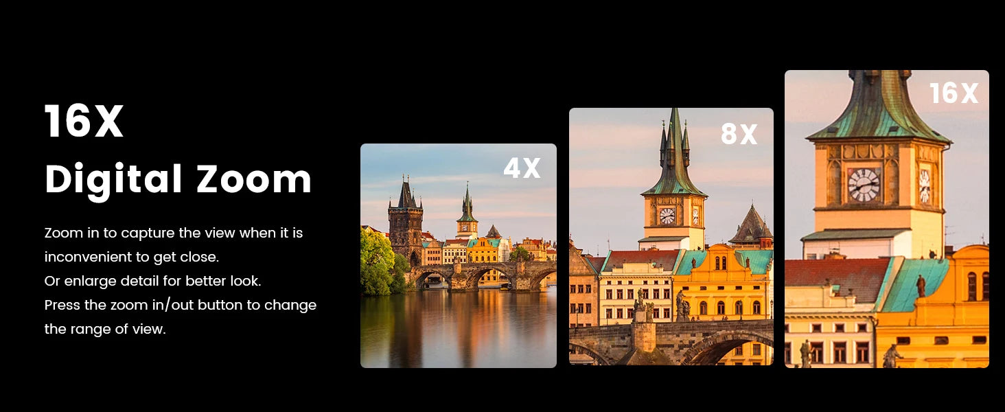 64MP 4K Compact Vlogging Camera with WiFi & Flip Screen