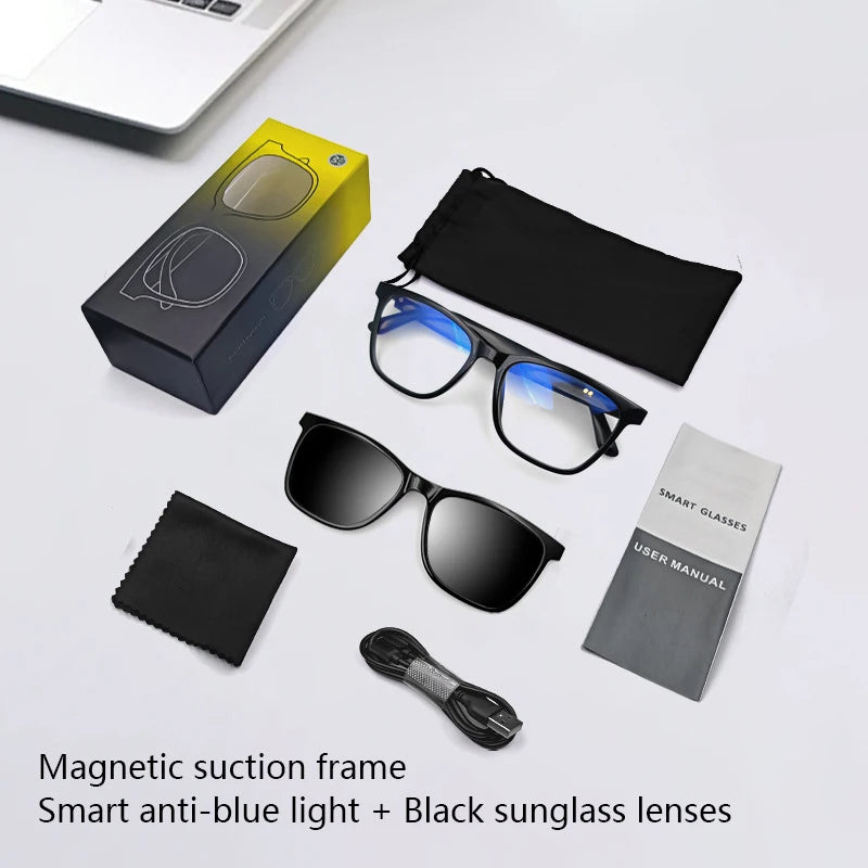 2-in-1 Magnetic Smart Polarized Sunglasses