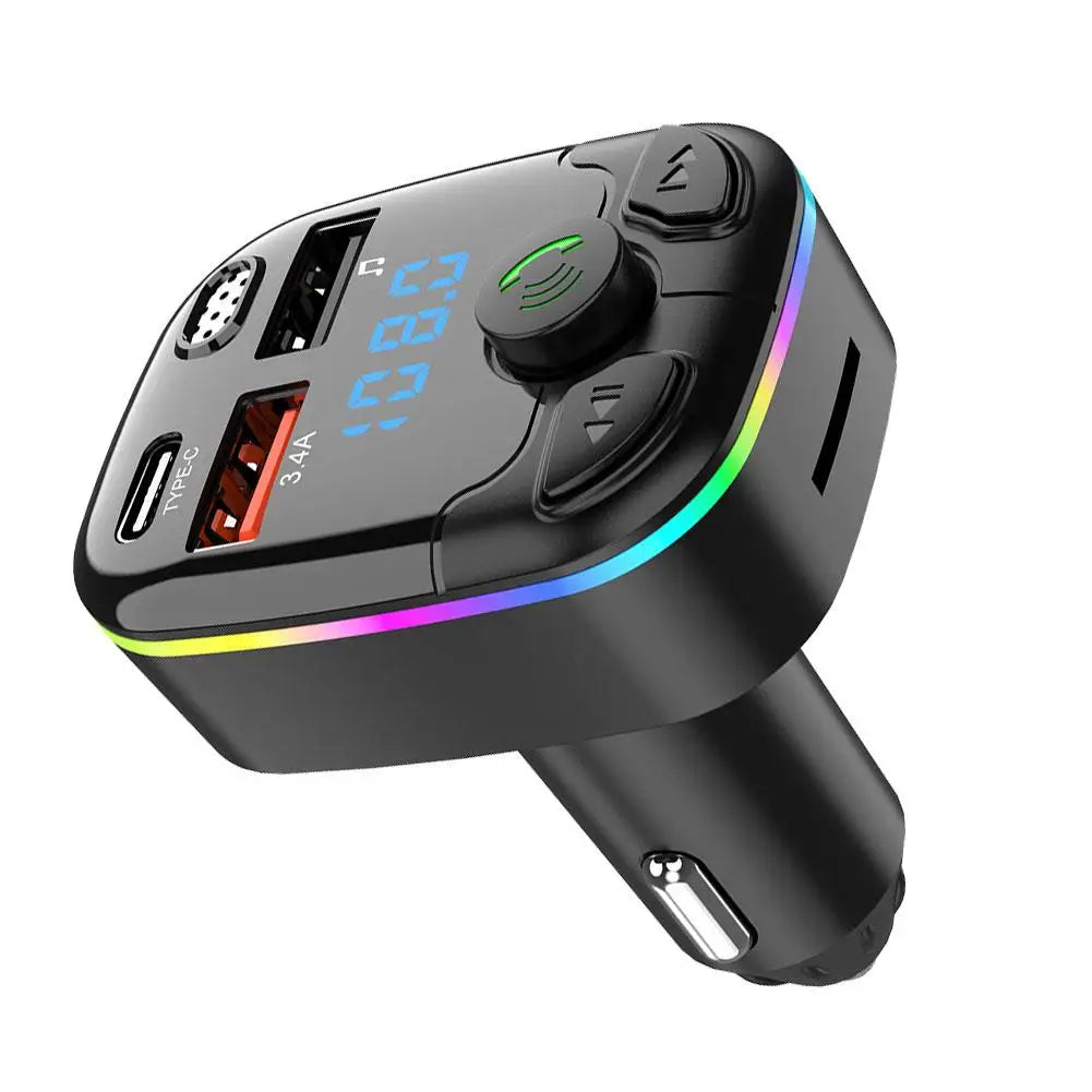 Bluetooth 5.0 FM Transmitter Car MP3 Player