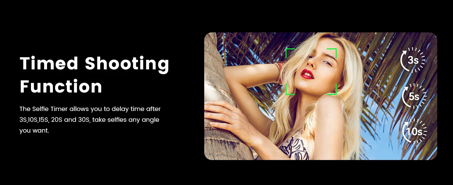 64MP 4K Compact Vlogging Camera with WiFi & Flip Screen