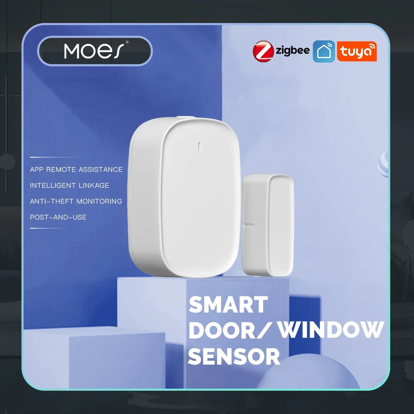 MOES Tuya ZigBee Smart Window/Door Sensor