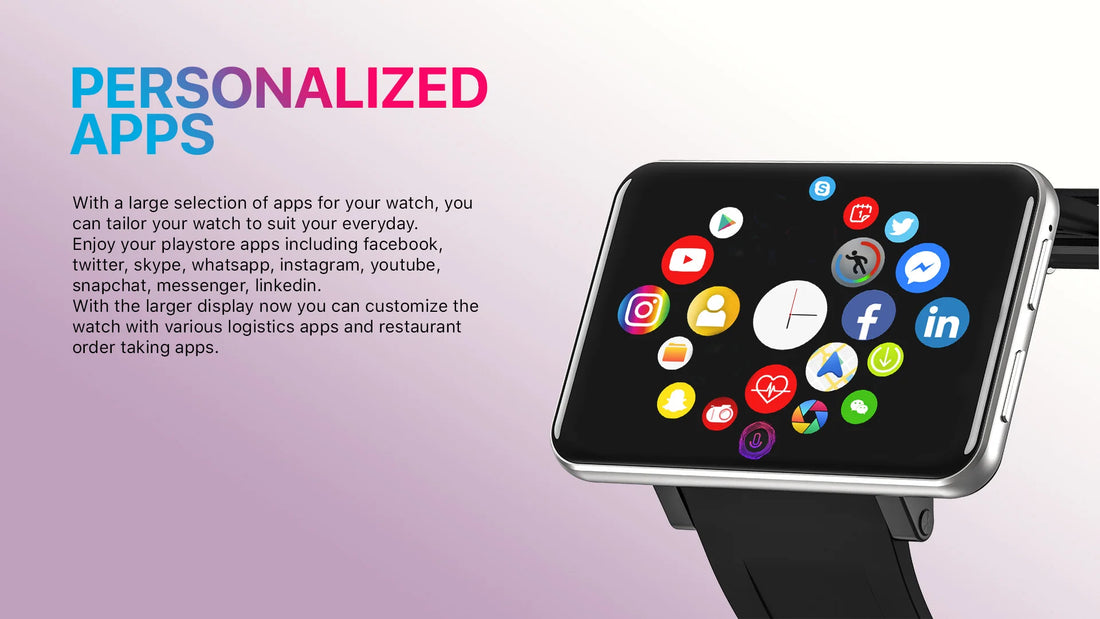 DM100 4G Smartwatch Phone with 2.86" Display – 3GB+32GB