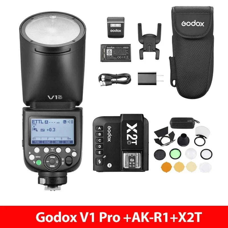 Godox V1 Pro TTL Round Head Camera Flash