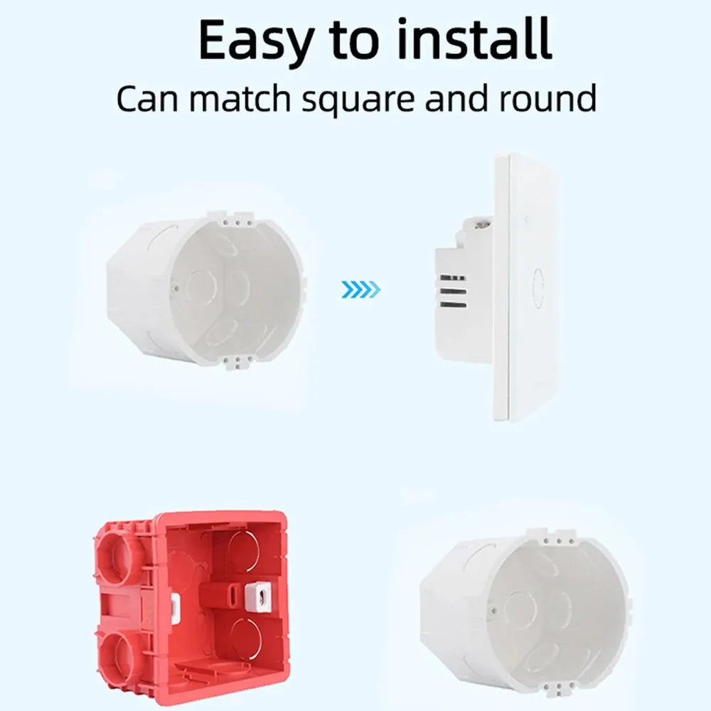 WiFi Touch Smart Light Switch EU 1-4 Gang