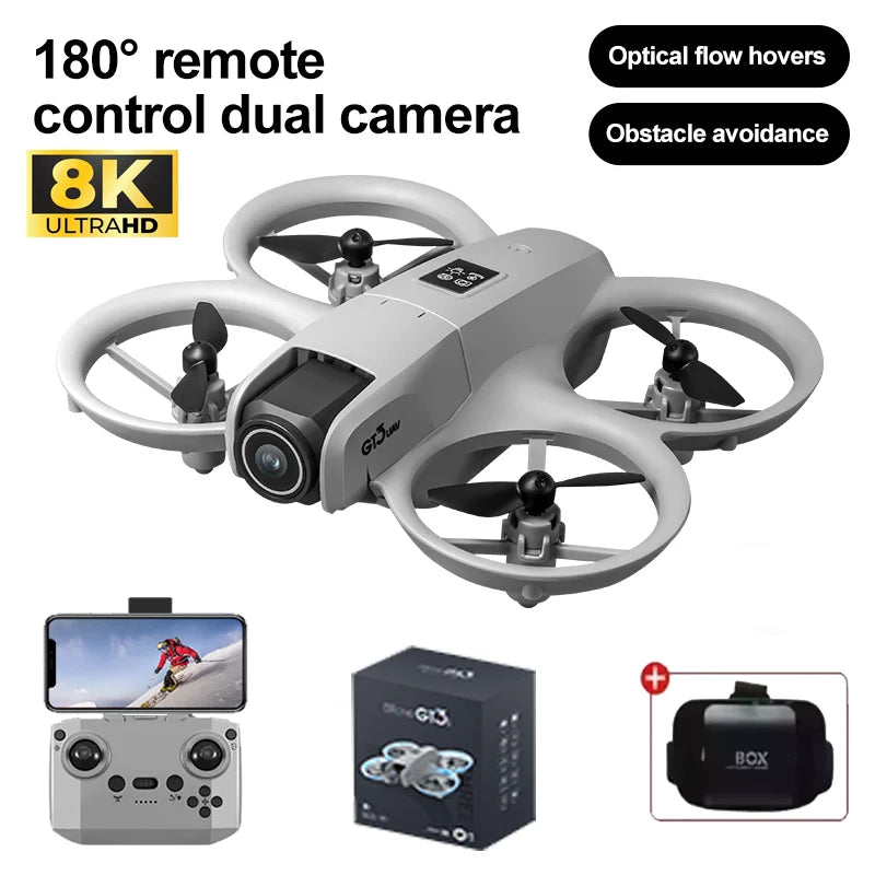 GT3 8K Dual-Camera GPS Drone – Foldable FPV Quadcopter