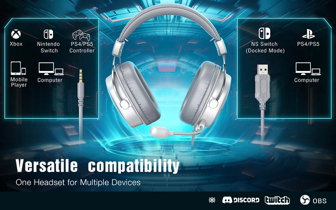 FIFINE Ampligame H9W Gaming Headset – 7.1 Surround