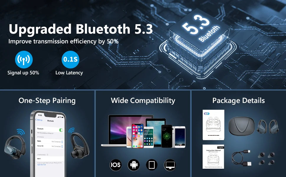 YJ006 Bluetooth Smart Audio Glasses for Sports & Driving