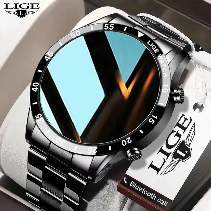 LIGE 2024 Men’s Smartwatch with Bluetooth Call