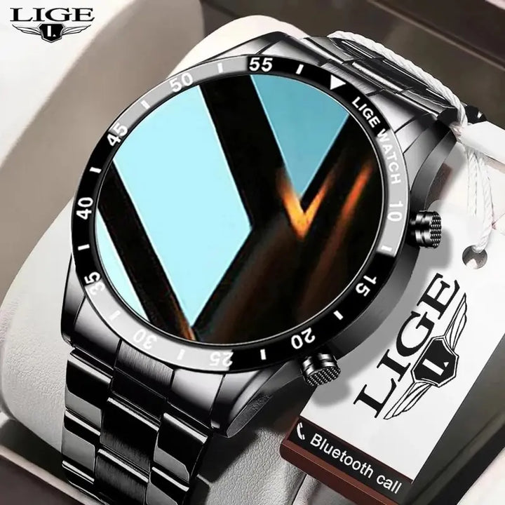 LIGE 2024 Men’s Smartwatch with Bluetooth Call