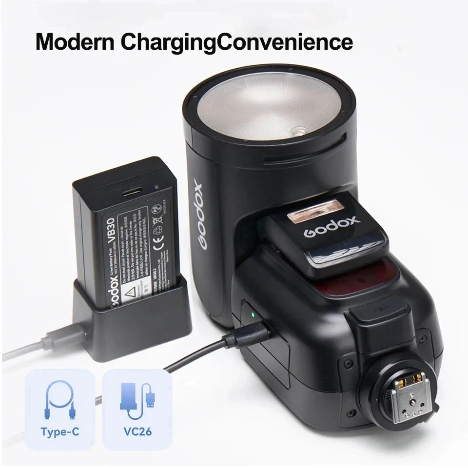 Godox V1 Pro TTL Round Head Camera Flash