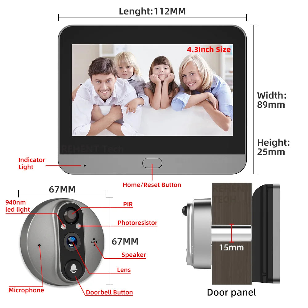 Tuya WiFi Smart Doorbell Camera
