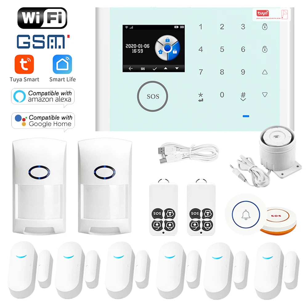 CS118 WiFi+GSM+GPRS 3-in-1 Smart Alarm System