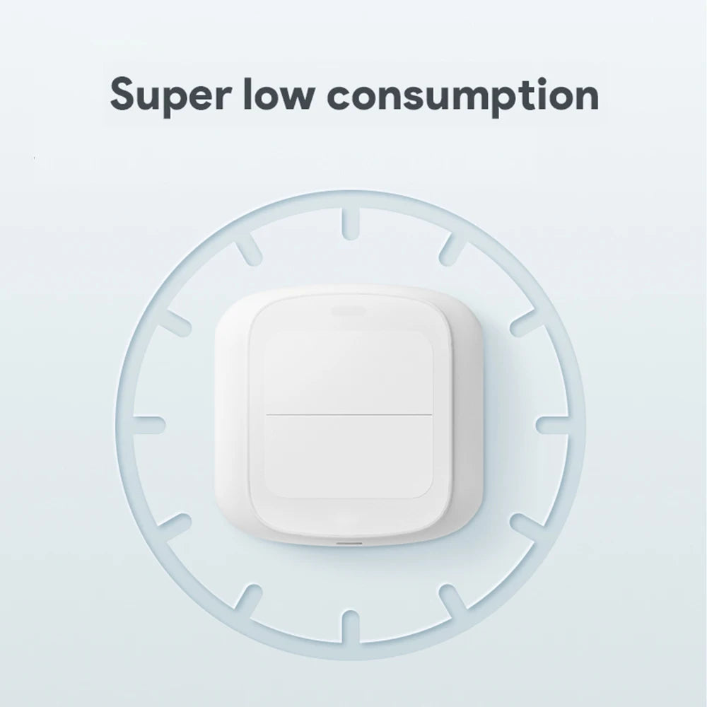Tuya WiFi/ZigBee 2-Gang Wireless Scene Switch