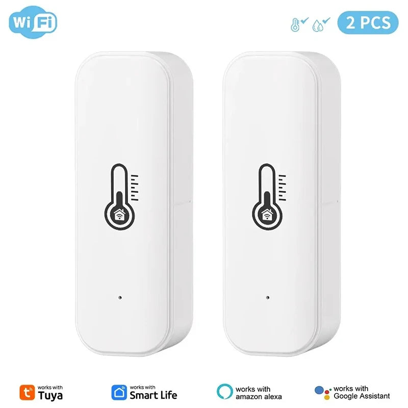 Tuya Zigbee WiFi Temp & Humidity Sensor – 2PCS