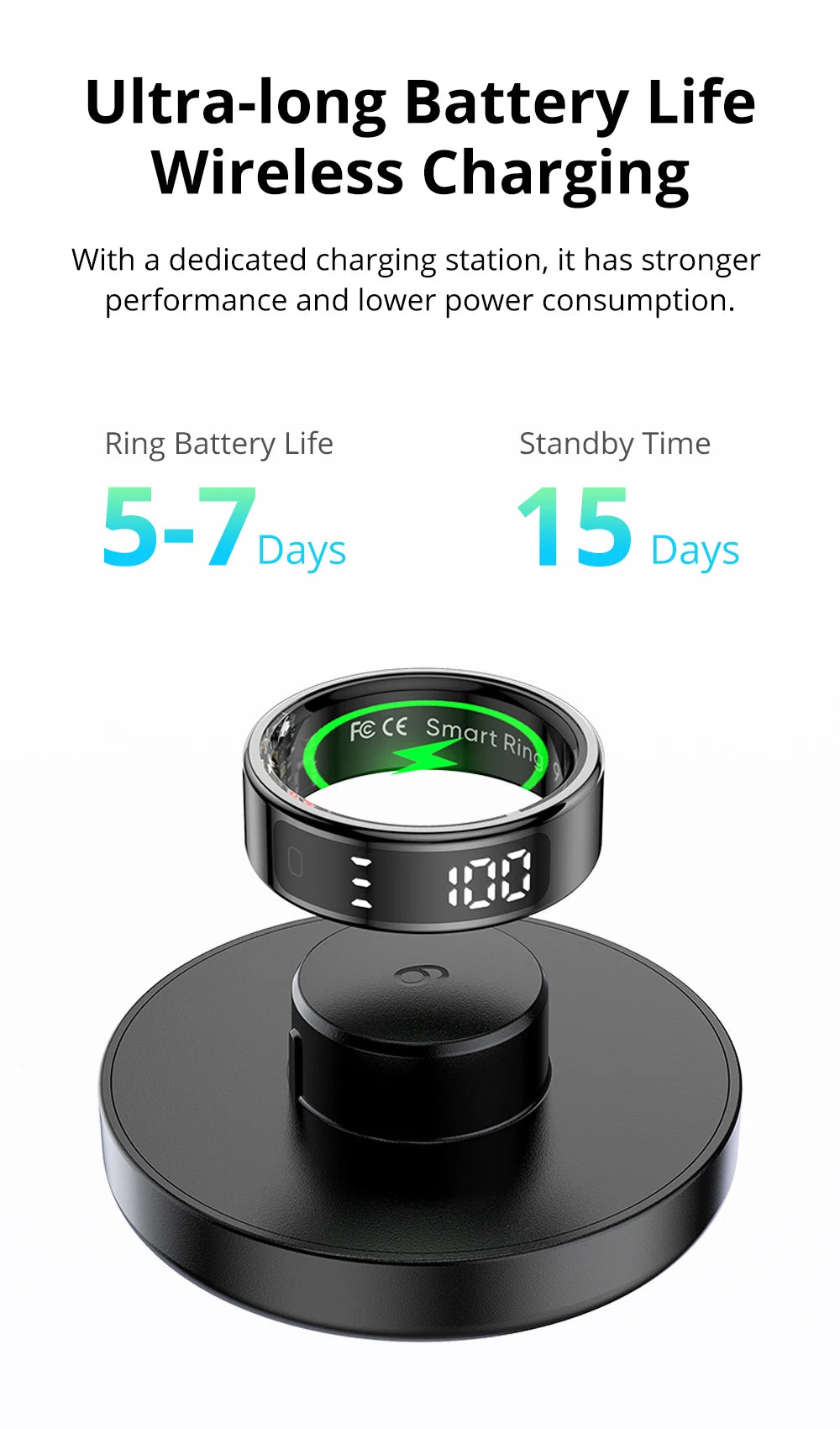 COLMI R12 Smart Ring with Touch Display – 2025