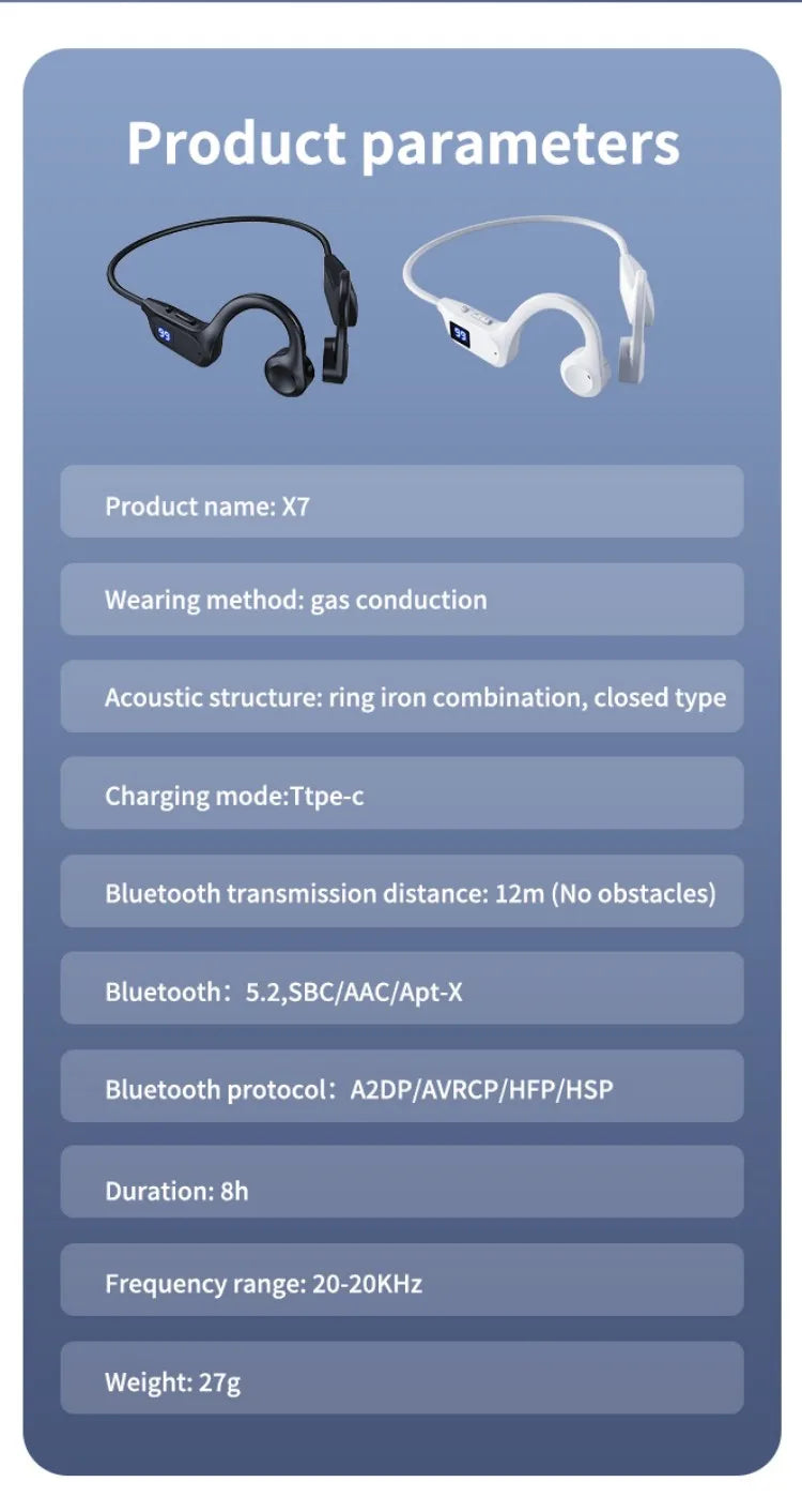 X7 Wireless Sports Bluetooth Headphones