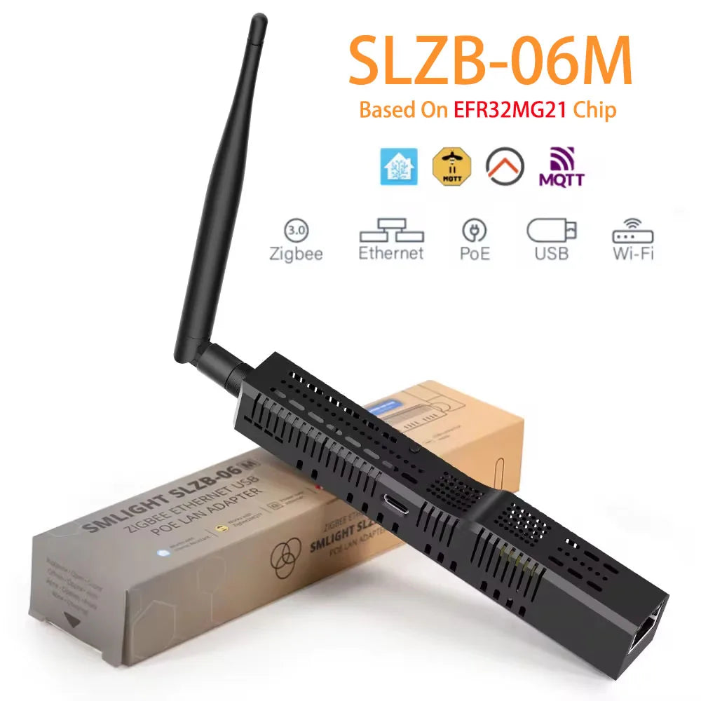 SMLIGHT SLZB-06 Zigbee 3.0 Gateway – Ethernet/USB/WiFi with PoE