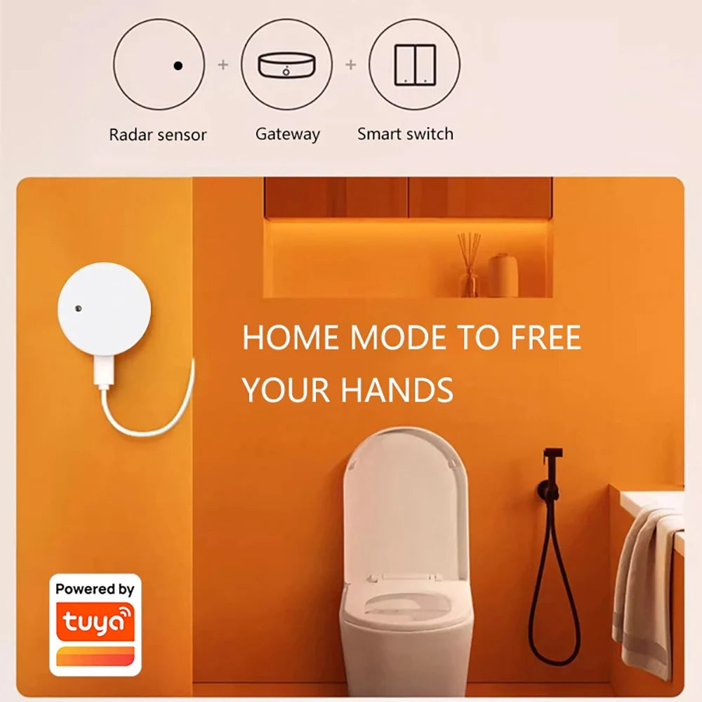 ZigBee WiFi mmWave Motion Sensor – Smart Human Presence Detector