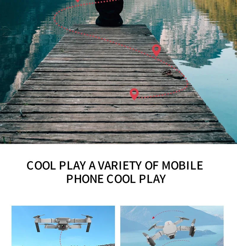 2024 E88 Pro Foldable FPV Drone with 4K Camera