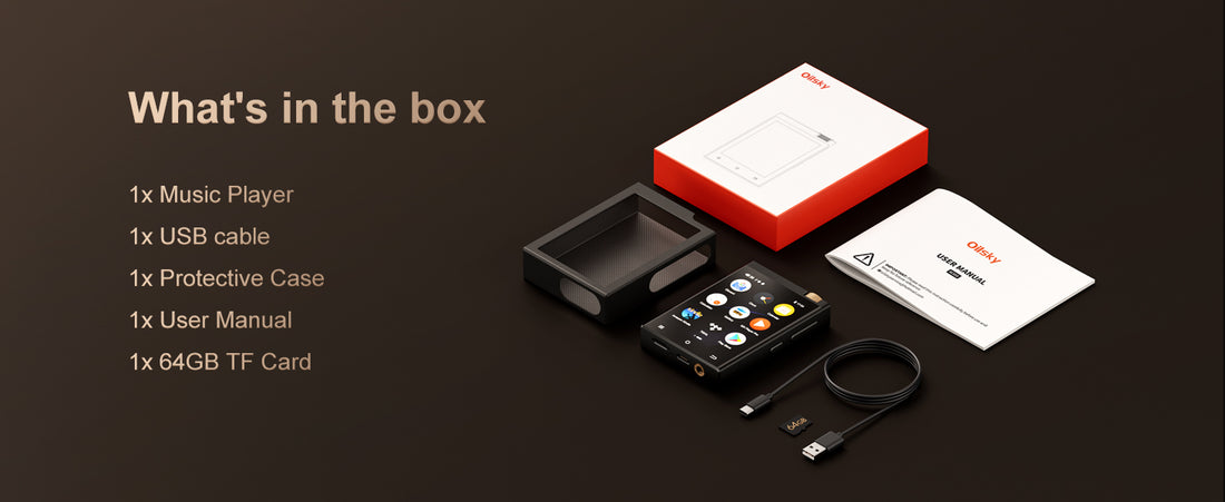 Hi-Fi MP3 Player with Bluetooth & WiFi – 64GB